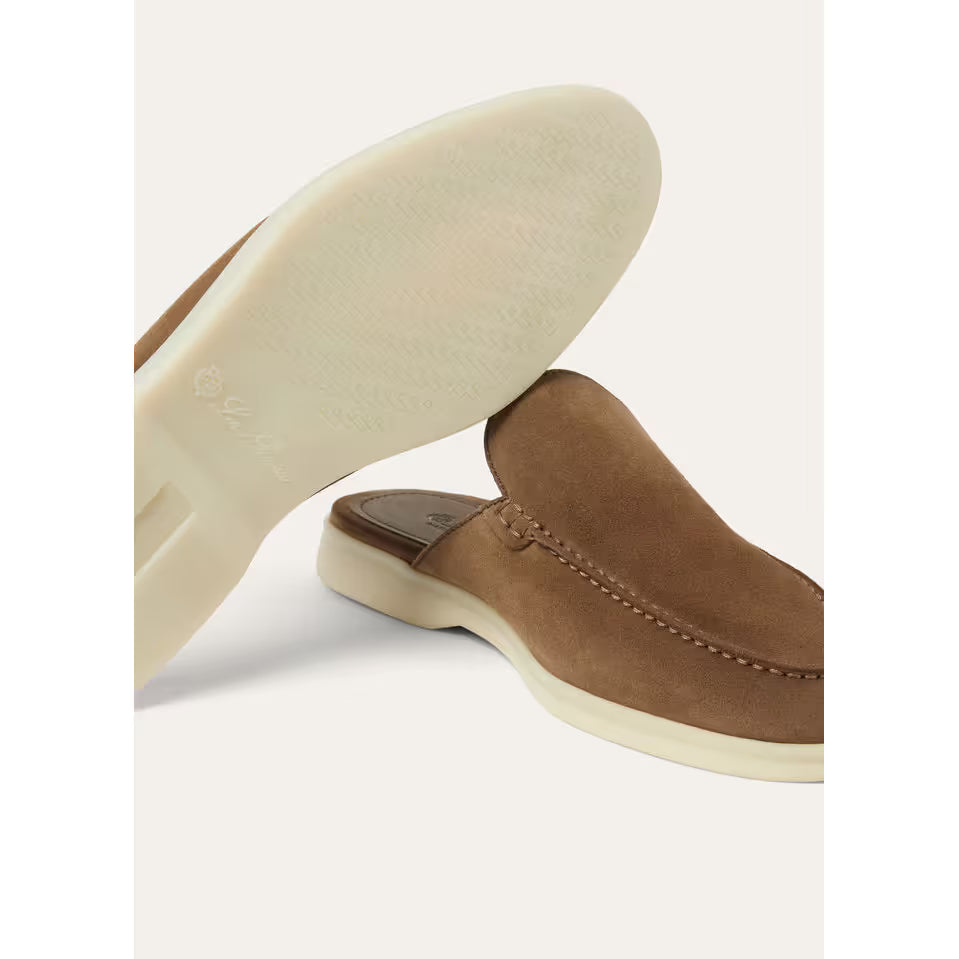 Mules Loro Piana - Walk Suede - Marron