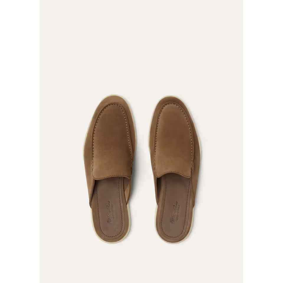 Mules Loro Piana - Walk Suede - Marron