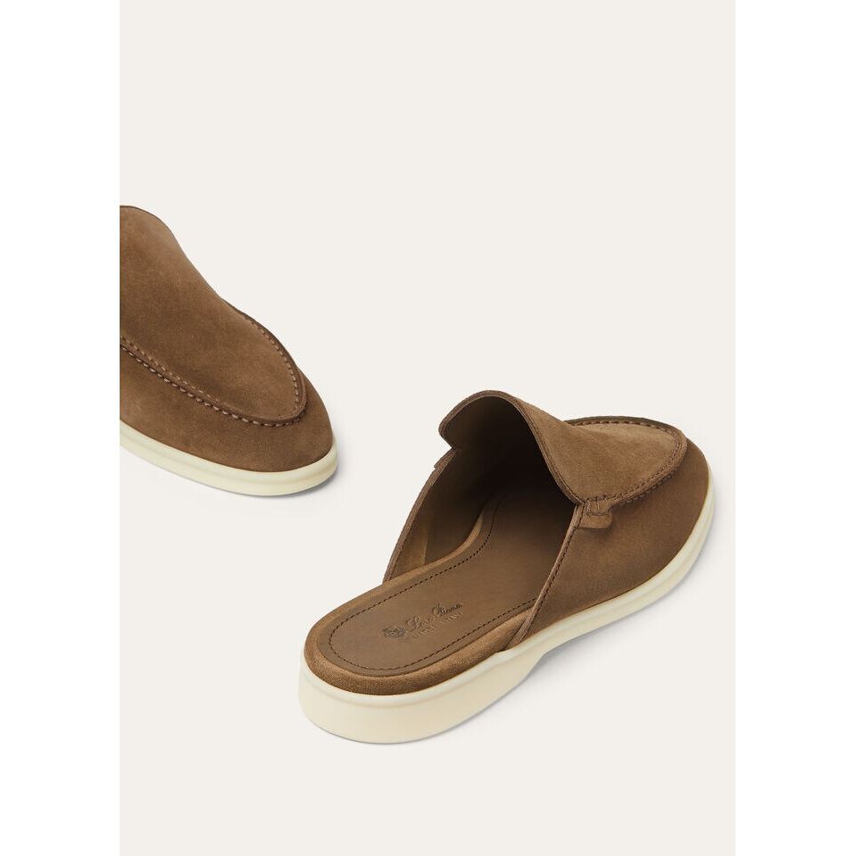 Mules Loro Piana - Walk Suede - Marron