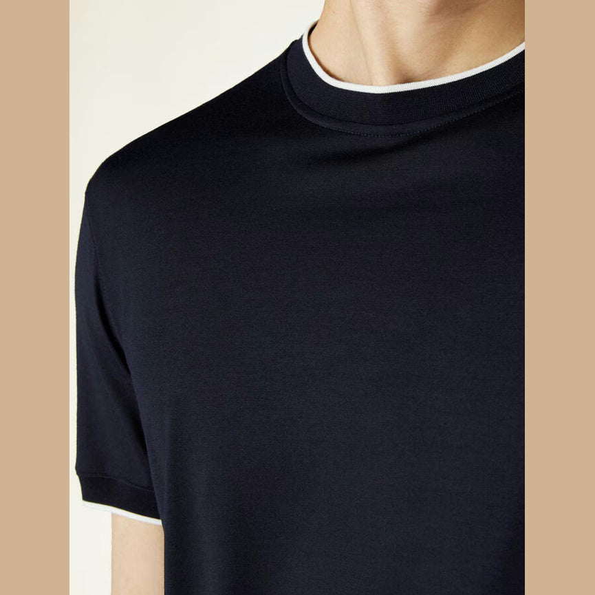 T-Shirt Loro Piana - The Gift of Kings - Bleu Marine