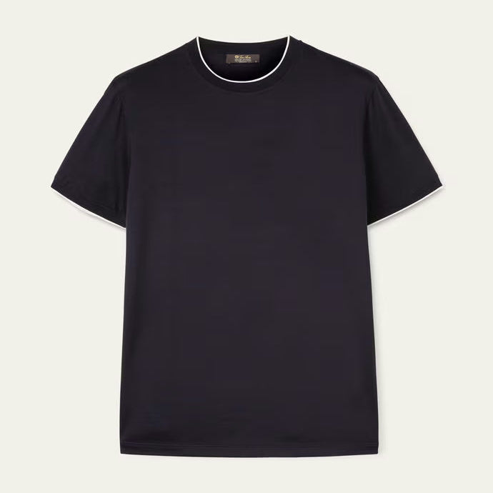 T-Shirt Loro Piana - The Gift of Kings - Bleu Marine