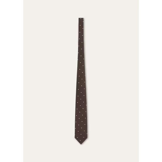 Cravate Loro Piana - My Spots - Marron