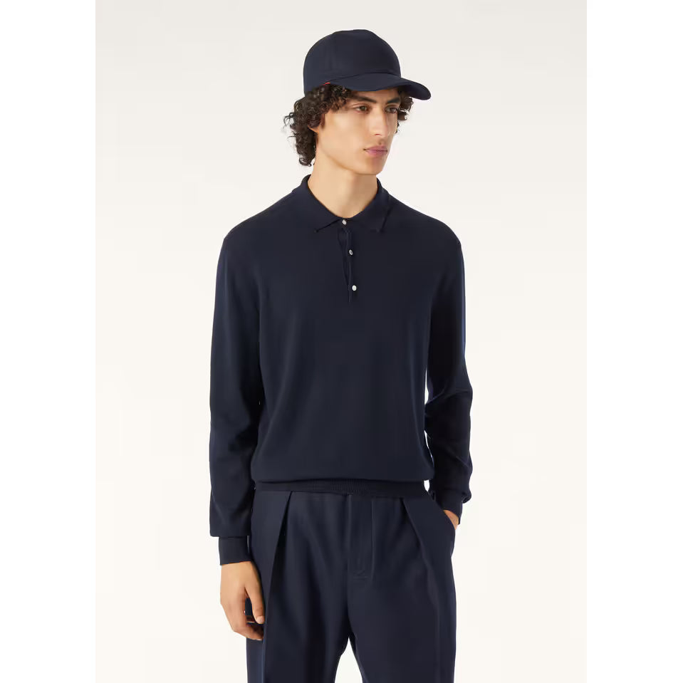 Polo Loro Piana - Baby Cashmere - Bleu Marine