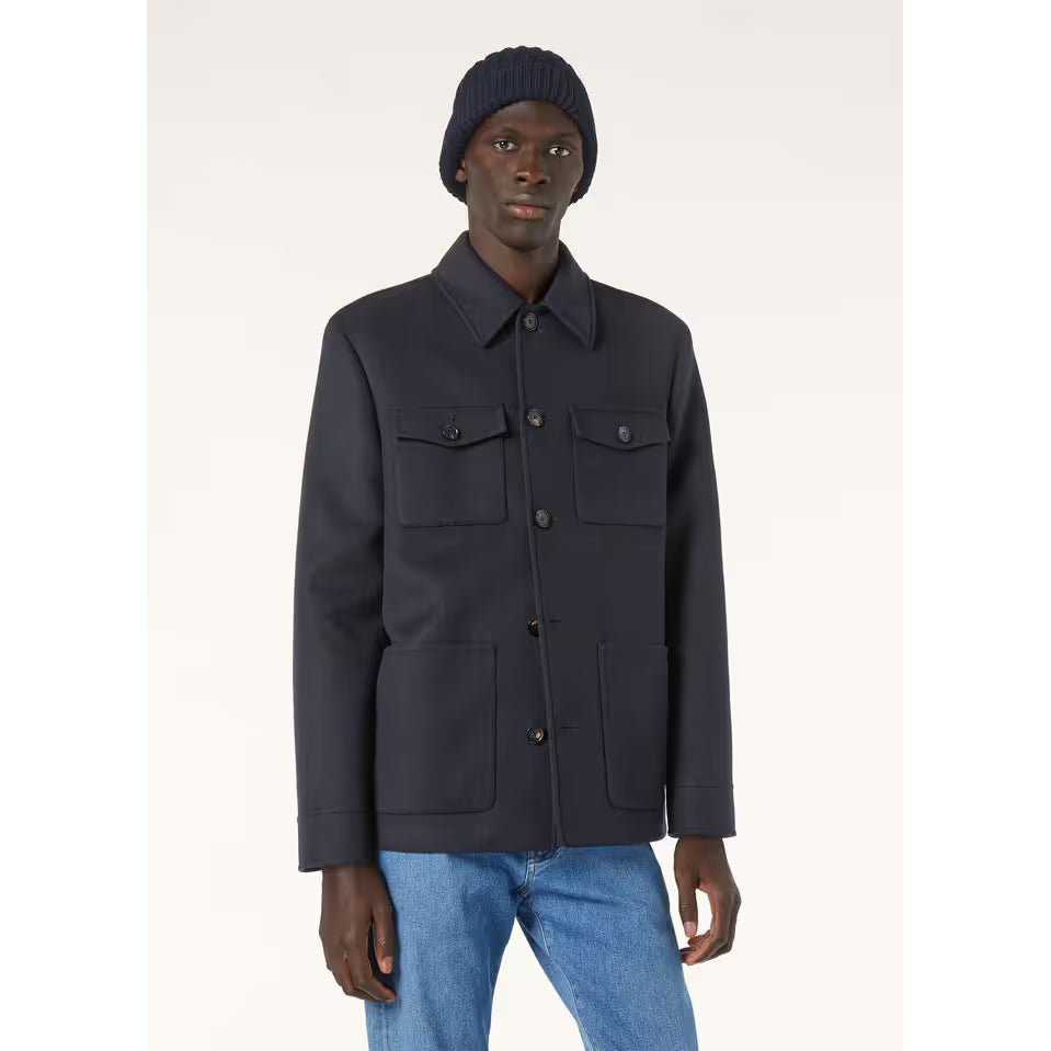 Caban Loro Piana - Cachemire - Bleu Marine