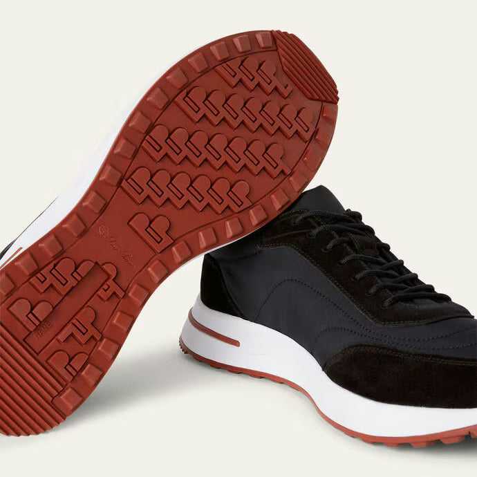 Espadrilles Loro Piana - Week End Walk Microfibre Storm System - Noir
