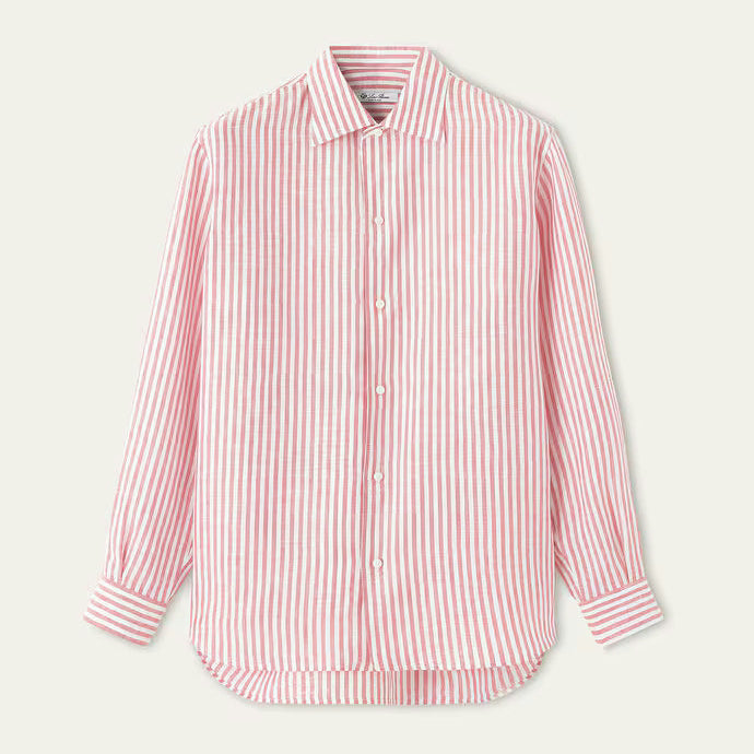 Chemise Loro Piana - Franco - Lin - Rose