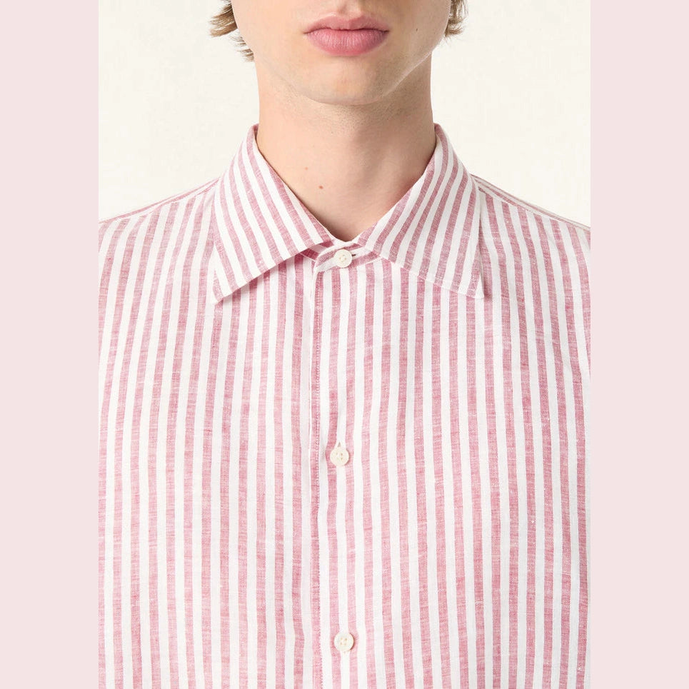 Chemise Loro Piana - Franco - Lin - Rose