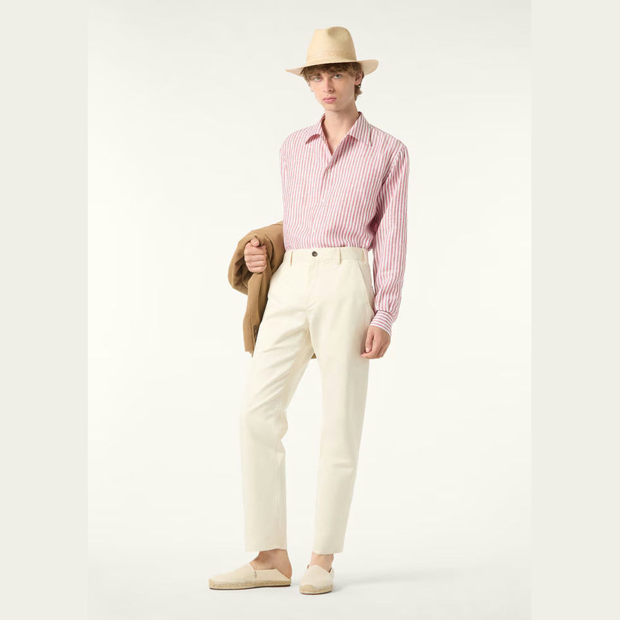 Chemise Loro Piana - Franco - Lin - Rose