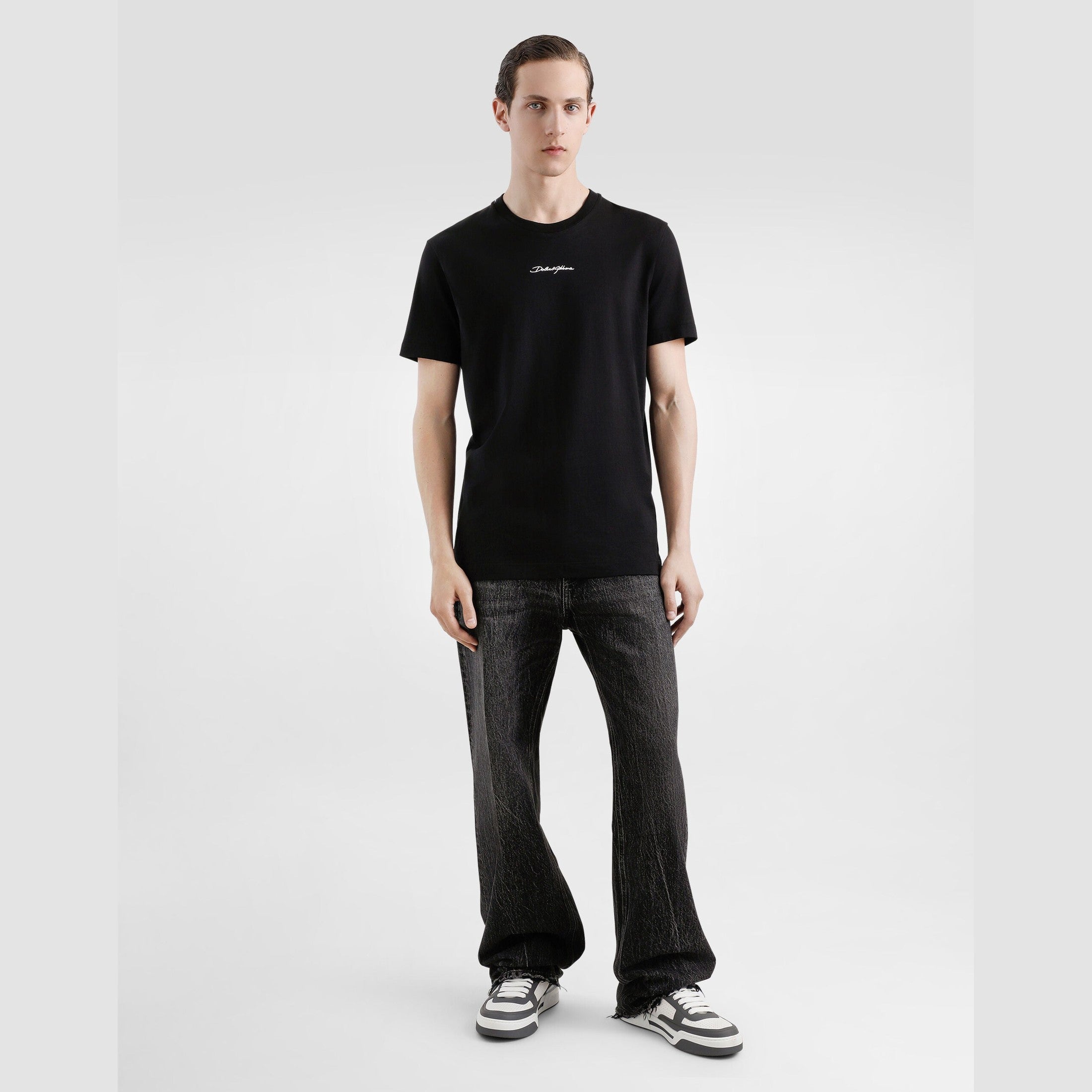 T-Shirt Dolce & Gabbana - Coton à logo - Noir