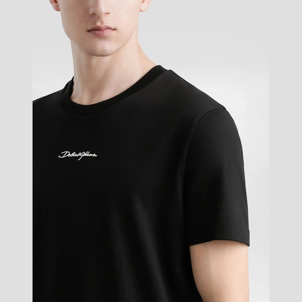 T-Shirt Dolce & Gabbana - Coton à logo - Noir