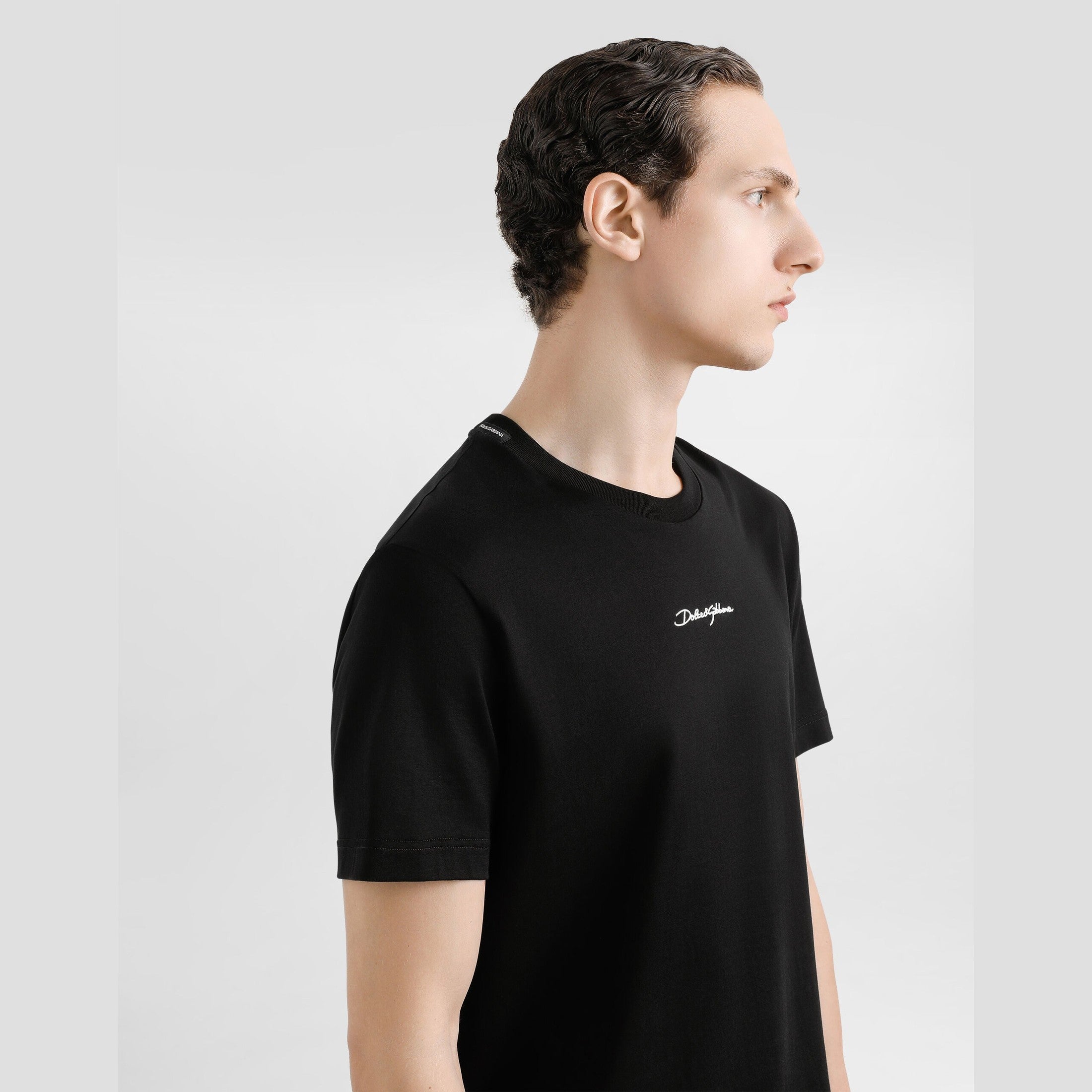 T-Shirt Dolce & Gabbana - Coton à logo - Noir
