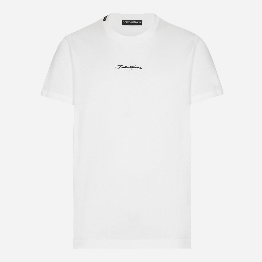 T-Shirt Dolce & Gabbana - Coton à logo - Blanc