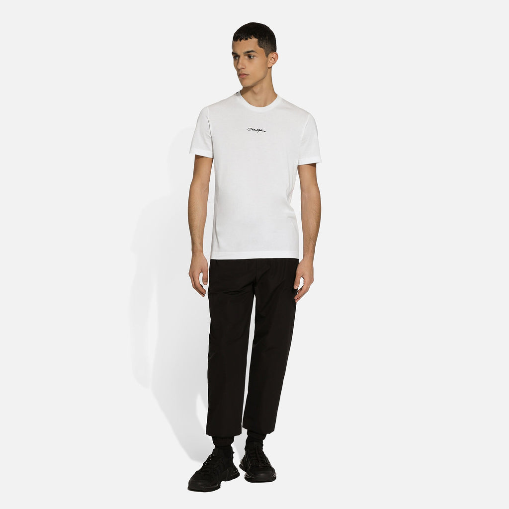 T-Shirt Dolce & Gabbana - Coton à logo - Blanc