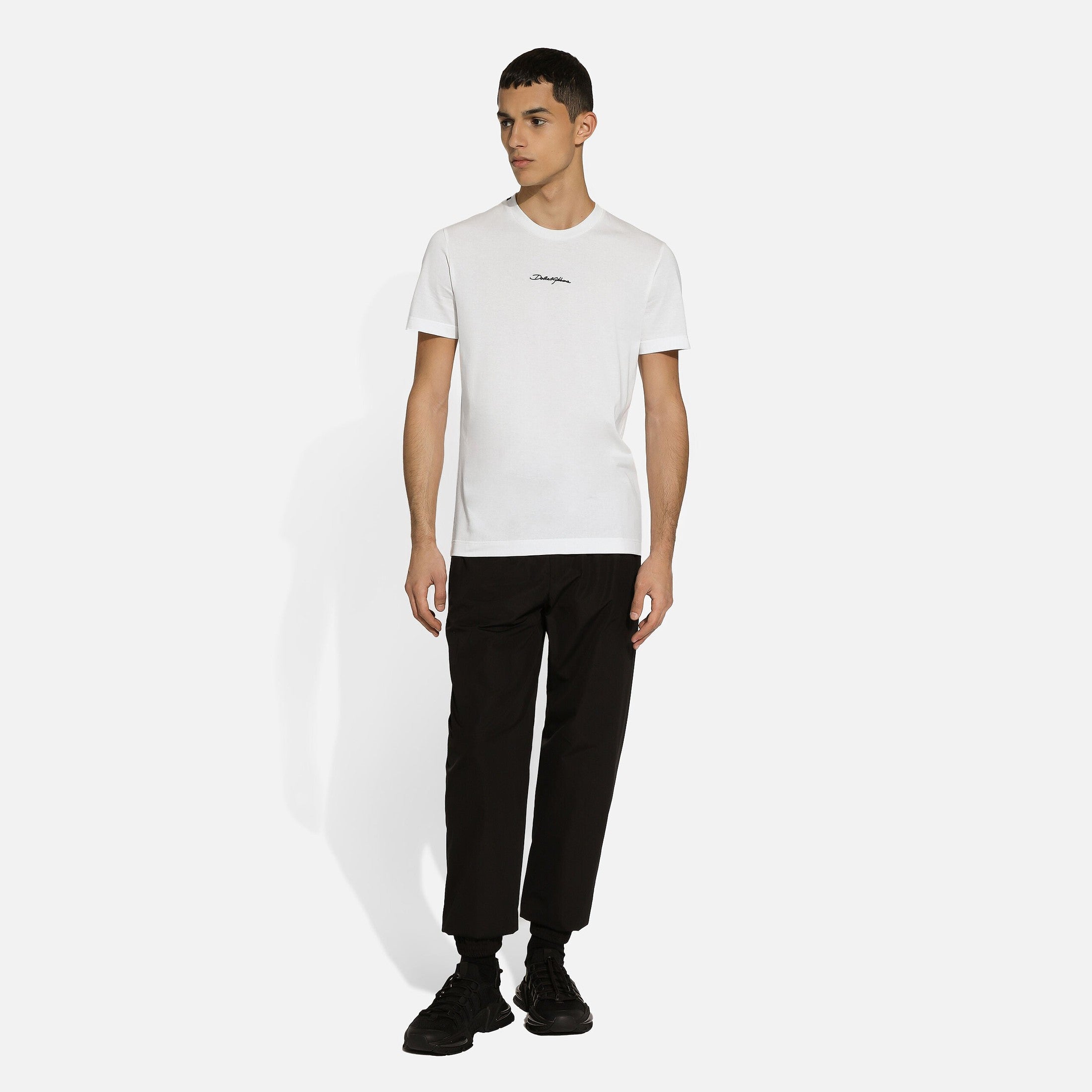T-Shirt Dolce & Gabbana - Coton à logo - Blanc