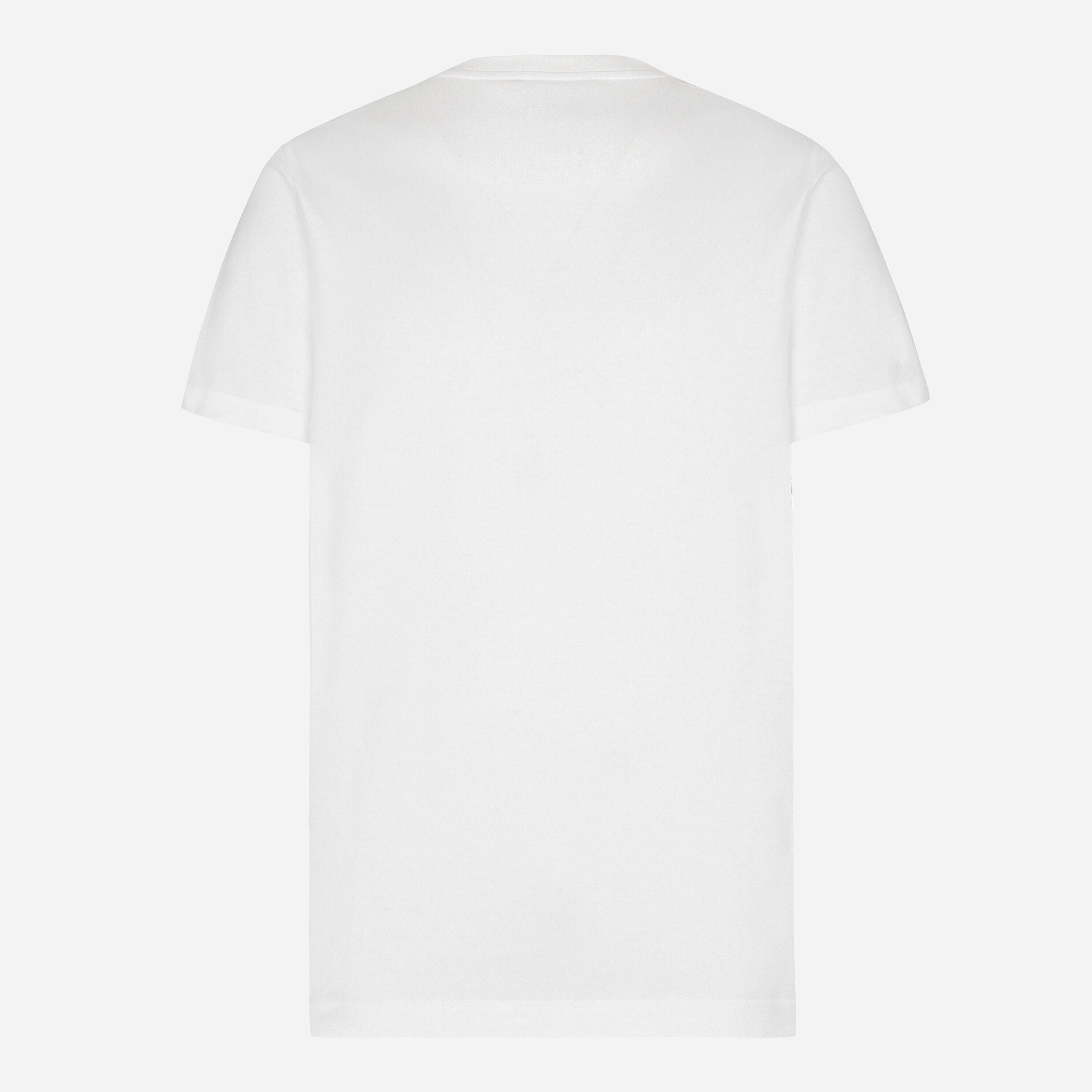 T-Shirt Dolce & Gabbana - Coton à logo - Blanc