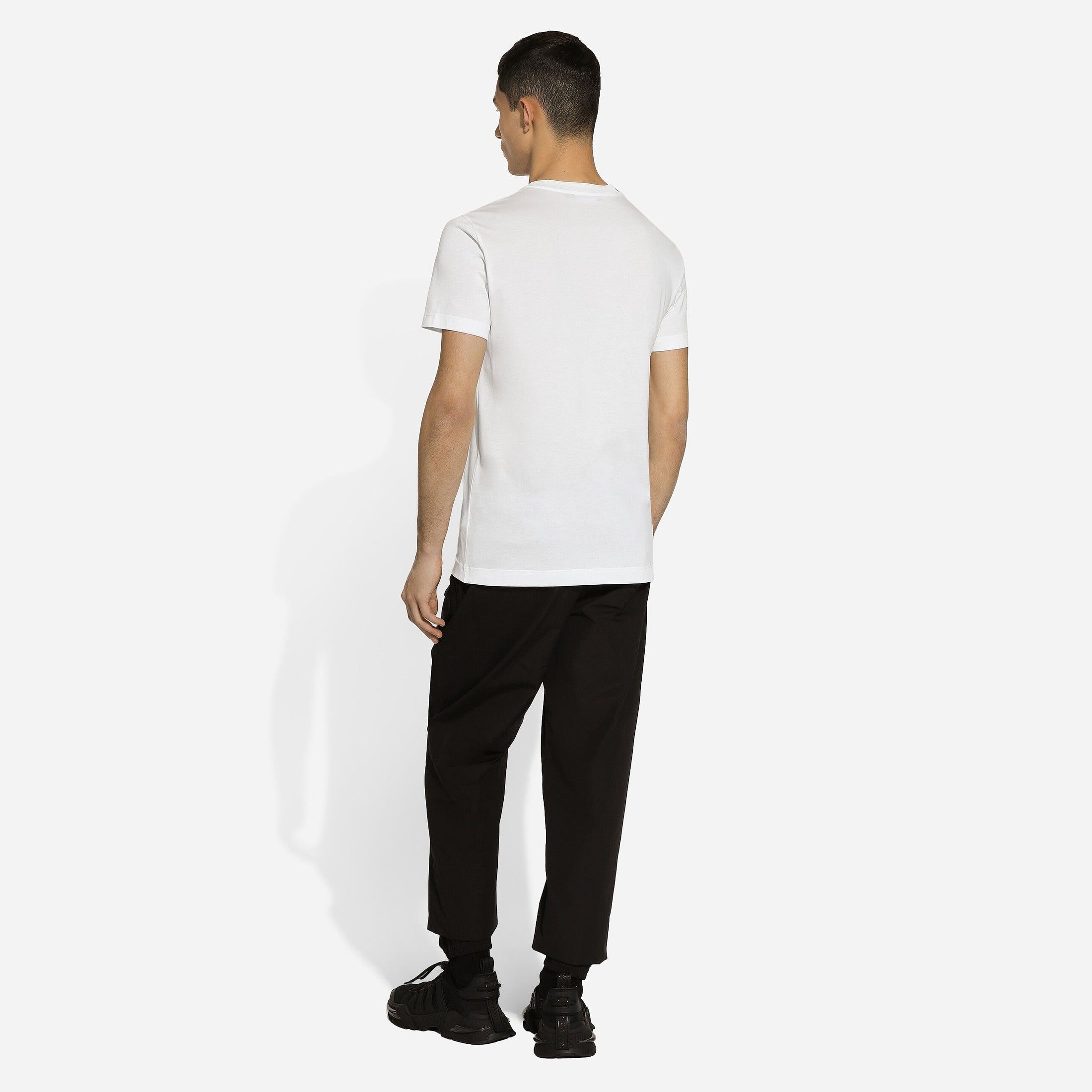 T-Shirt Dolce & Gabbana - Coton à logo - Blanc