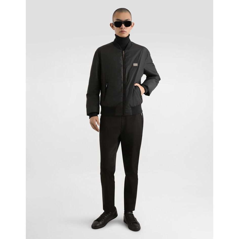 Bomber Dolce & Gabbana - Nylon - Noir