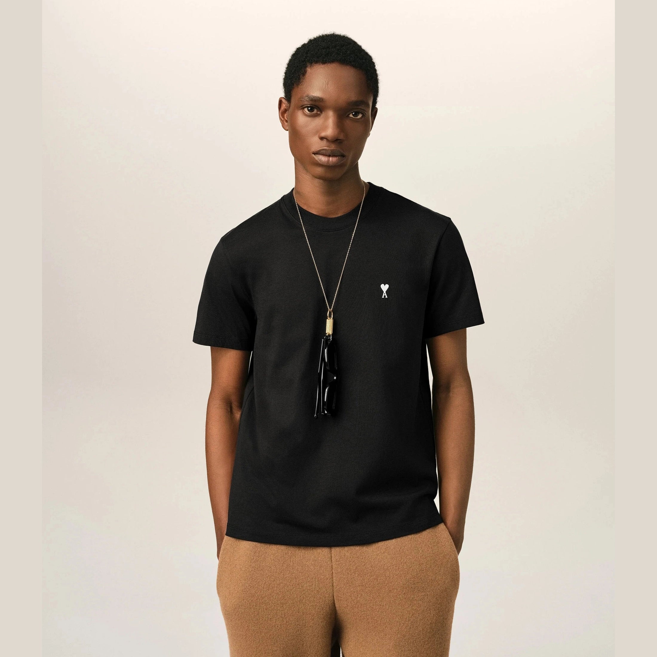 T-Shirt Ami De Coeur - Coton - Noir