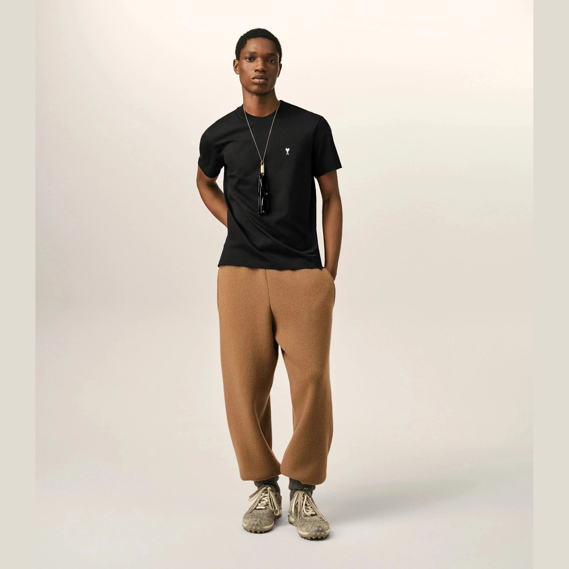 T-Shirt Ami De Coeur - Coton - Noir