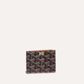 Portefeuille Goyard - Insert Victoire Initiales - Noir & Naturel