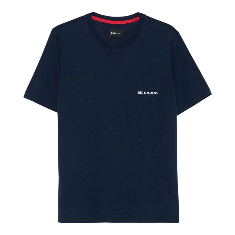 T-Shirt Kiton - Coton - Bleu Marine