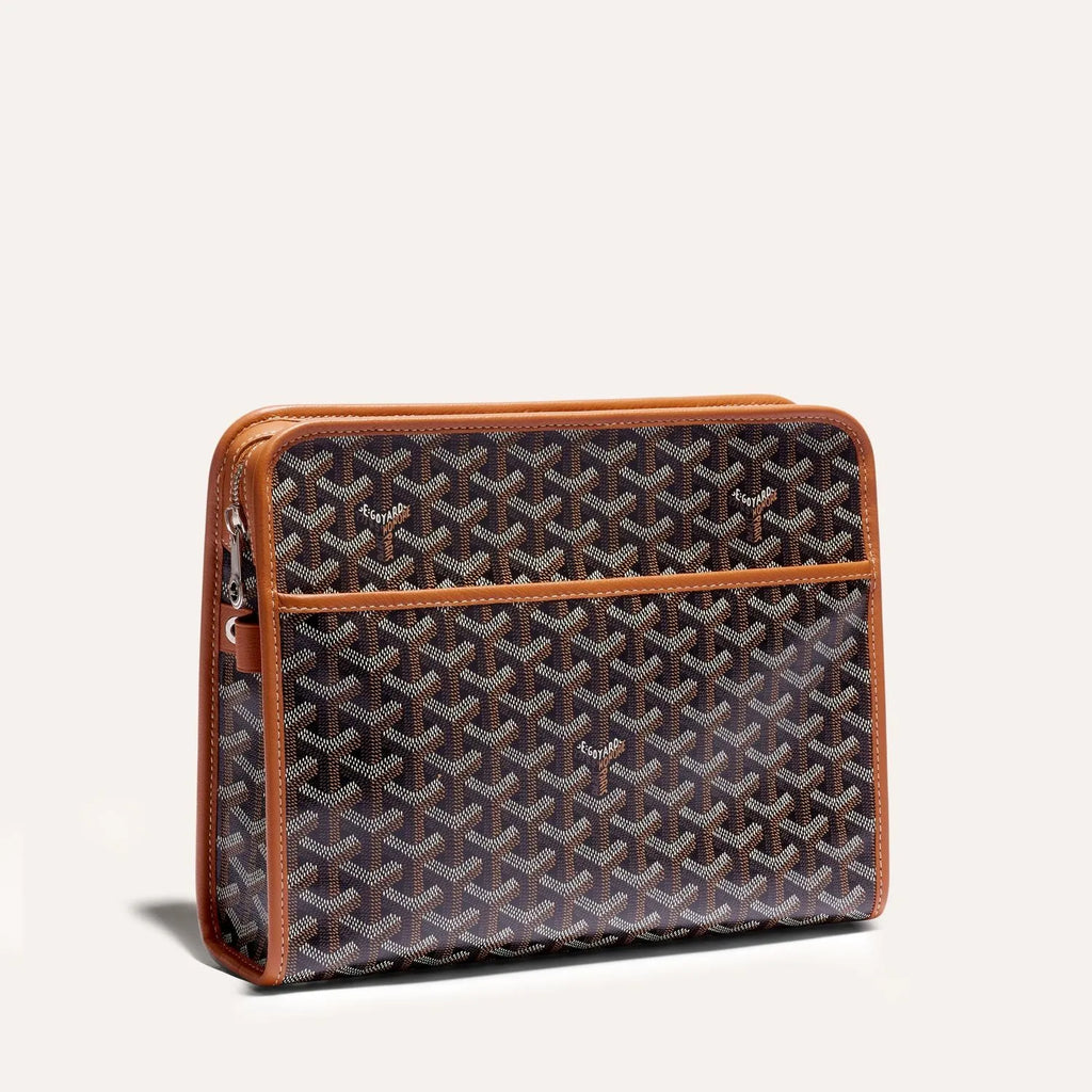 Pochette Goyard - Jouvence GM - Noir & Naturel