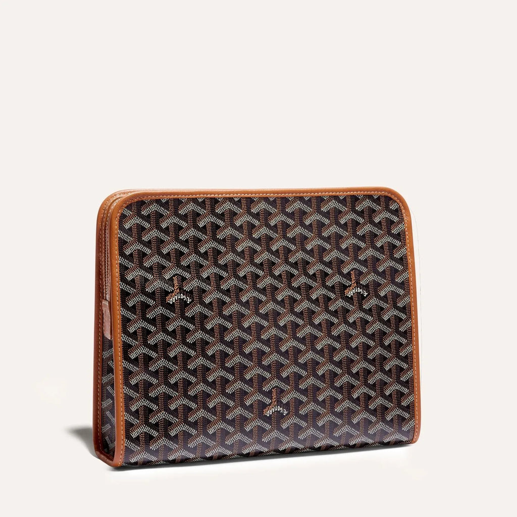 Pochette Goyard - Jouvence GM - Noir & Naturel