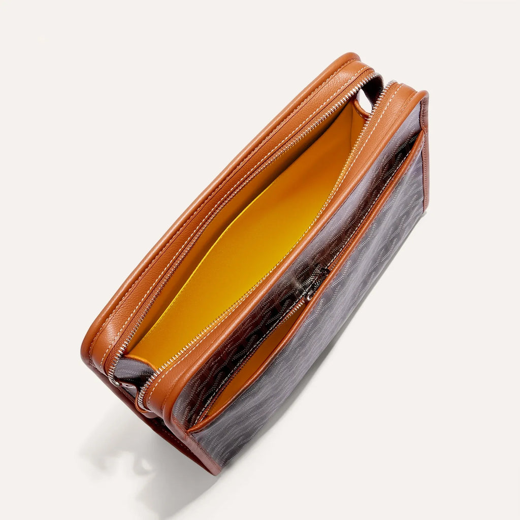 Pochette Goyard - Jouvence GM - Noir & Naturel