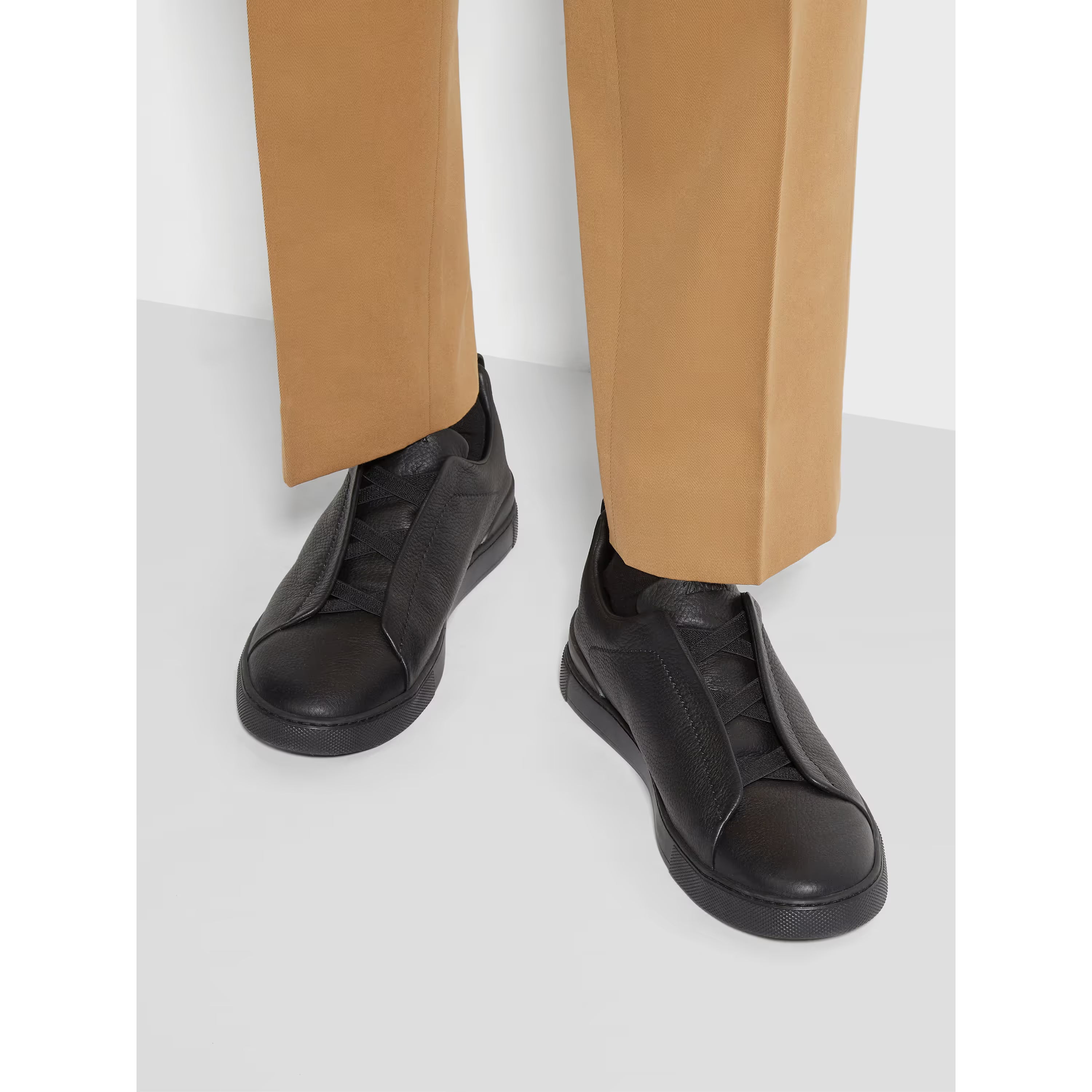 Espadrilles Zegna - Triple Stitch™ SECONDSKIN - Full Noir