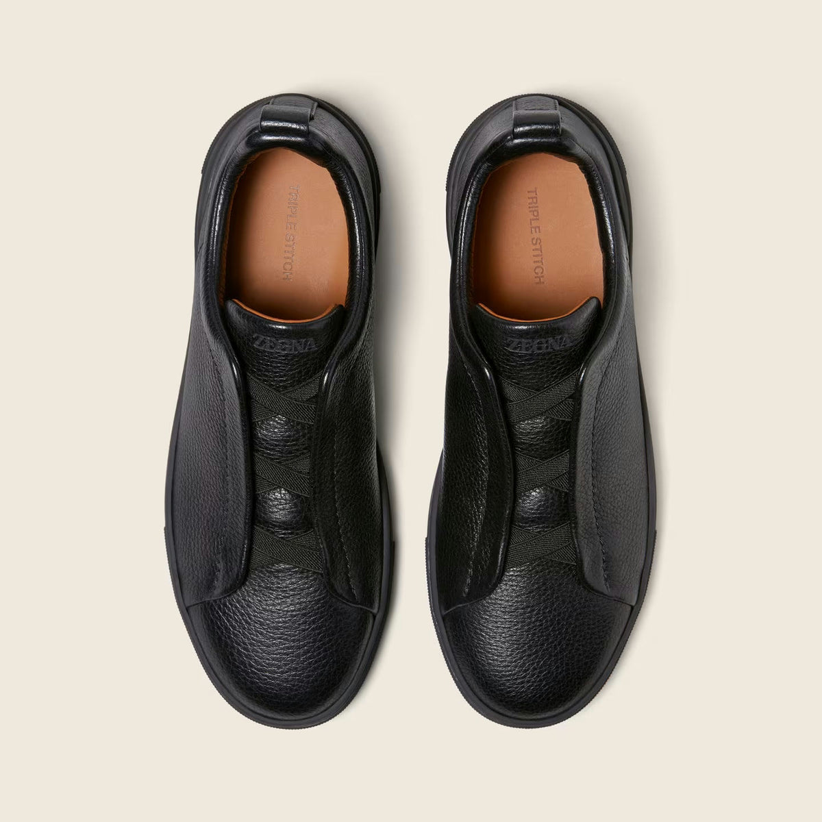 Espadrilles Zegna - Triple Stitch™ SECONDSKIN - Full Noir