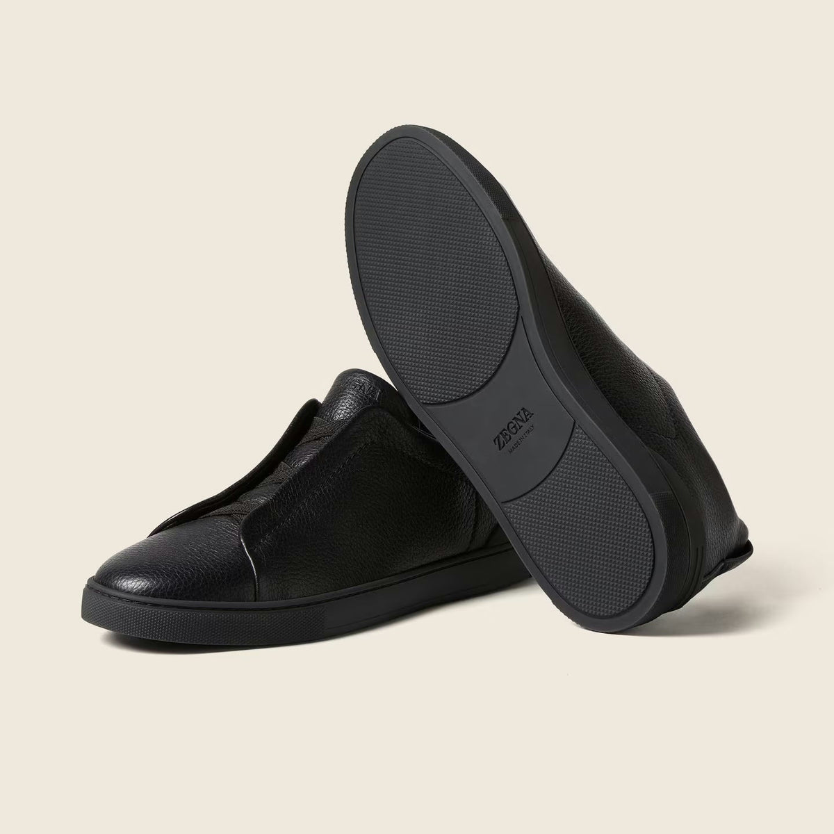 Espadrilles Zegna - Triple Stitch™ SECONDSKIN - Full Noir