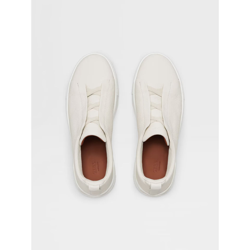 Espadrilles Zegna - Triple Stitch™ - Cuir de Cerf - Blanc