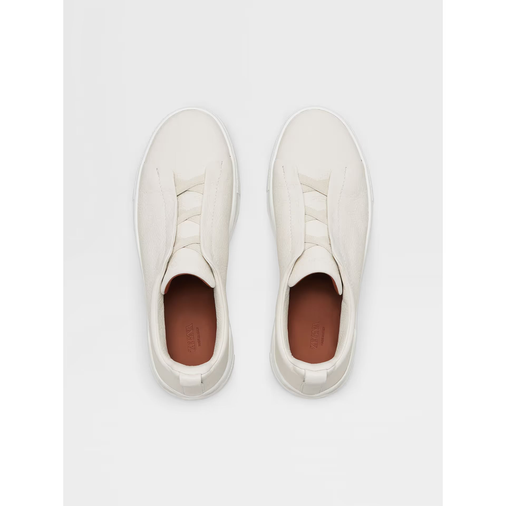 Espadrilles Zegna - Triple Stitch™ - Cuir de Cerf - Blanc