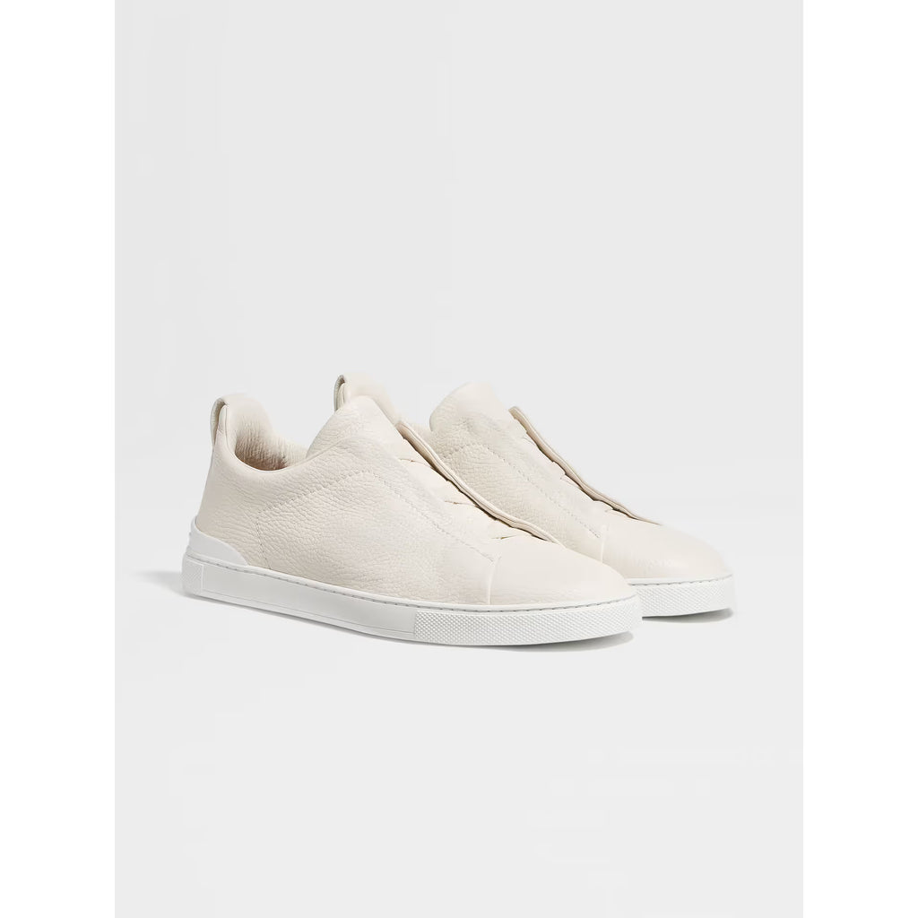 Espadrilles Zegna - Triple Stitch™ - Cuir de Cerf - Blanc