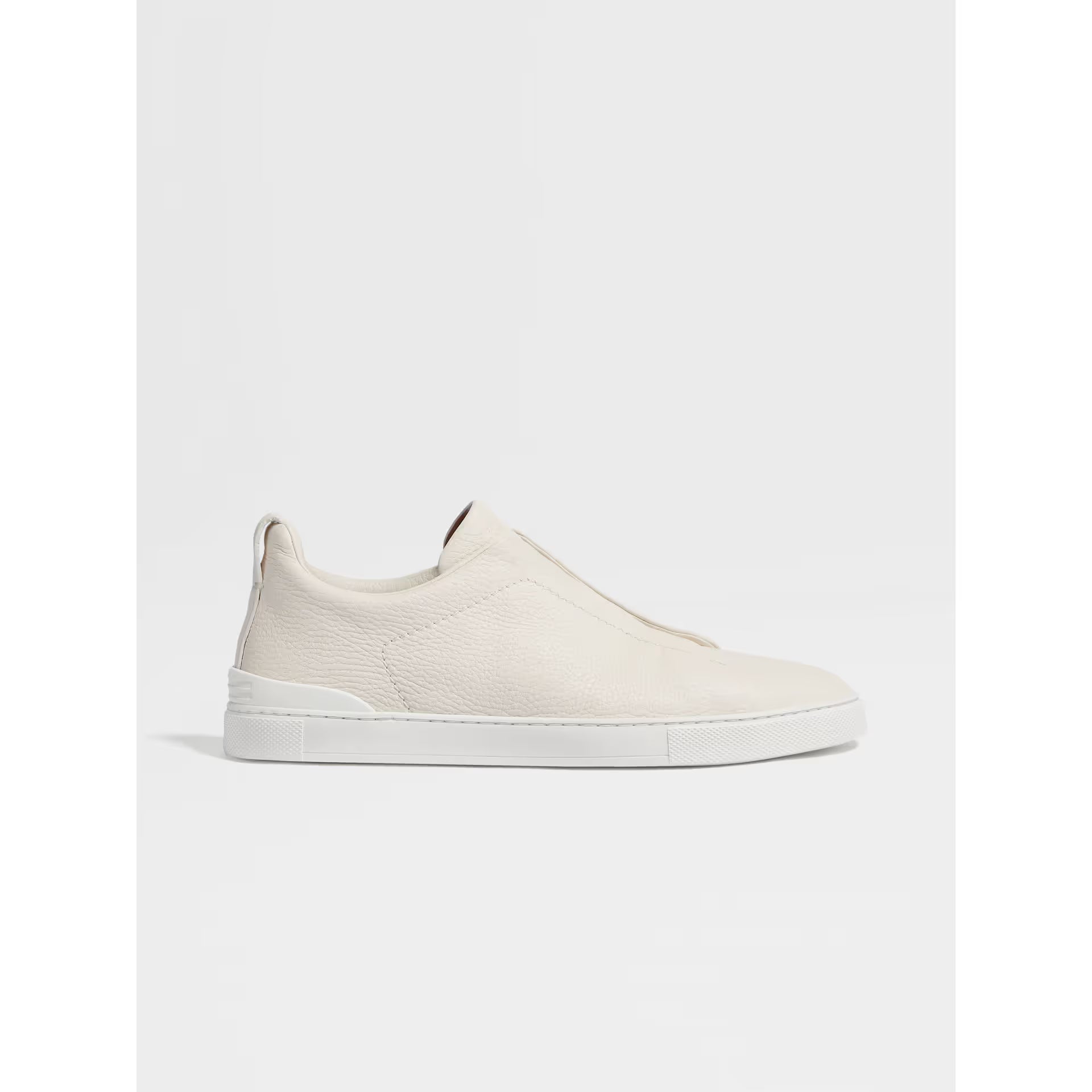 Espadrilles Zegna - Triple Stitch™ - Cuir de Cerf - Blanc