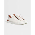 Espadrilles Zegna - Triple Stitch™ - Cuir de Cerf - Blanc / Camel