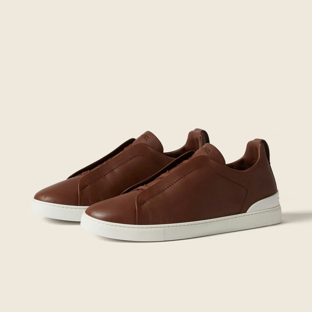 Espadrilles Zegna - Triple Stitch™ SECONDSKIN - Marron Amande