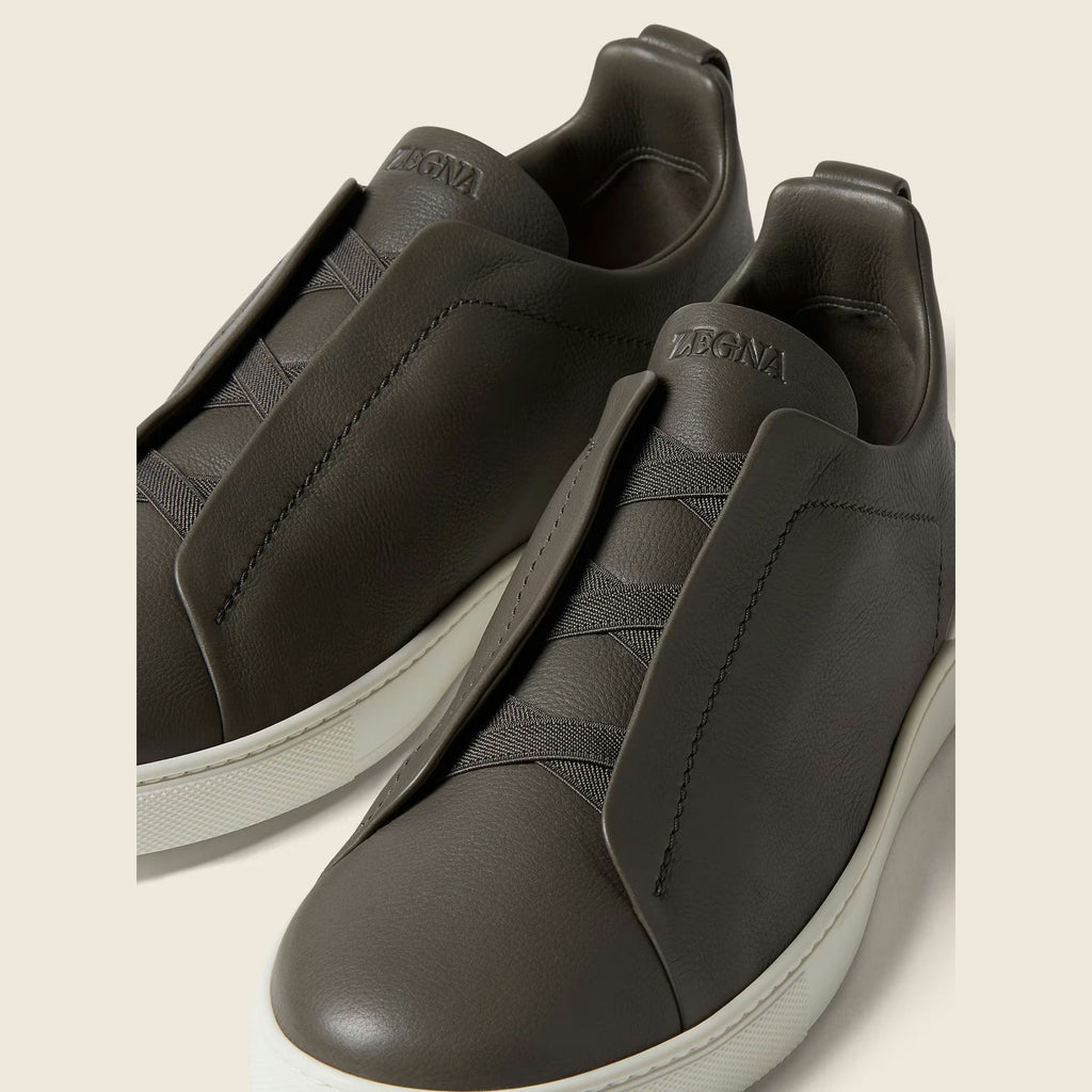 Espadrilles Zegna - Triple Stitch™ SECONDSKIN - Taupe Foncé