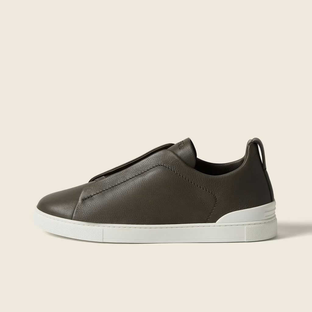 Espadrilles Zegna - Triple Stitch™ SECONDSKIN - Taupe Foncé