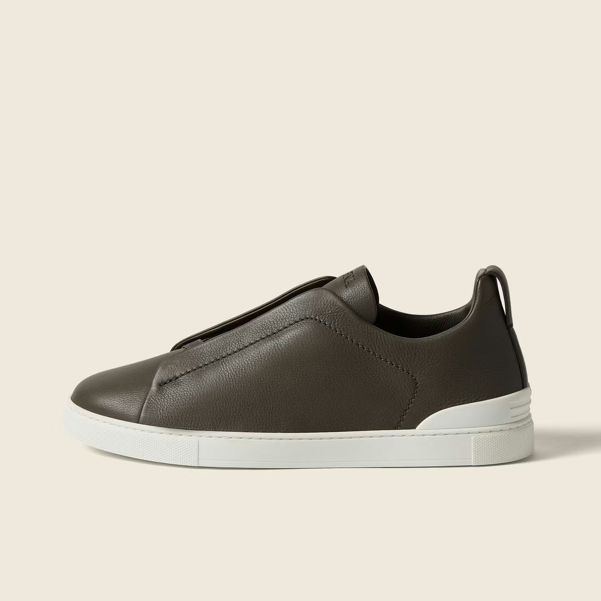 Espadrilles Zegna - Triple Stitch™ SECONDSKIN - Taupe Foncé