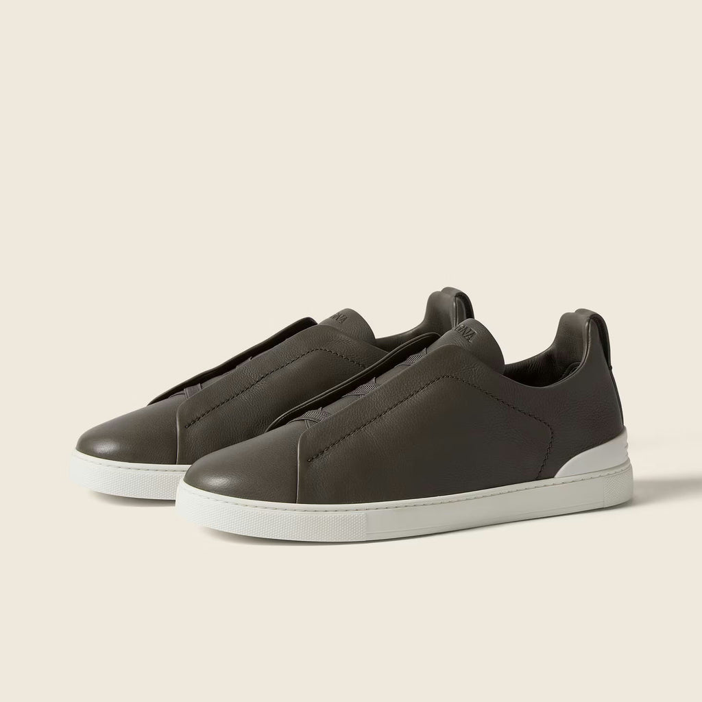 Espadrilles Zegna - Triple Stitch™ SECONDSKIN - Taupe Foncé