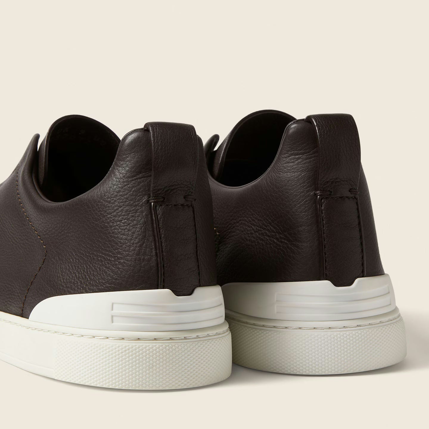Espadrilles Zegna - - Triple Stitch™ SECONDSKIN - Marron Foncé