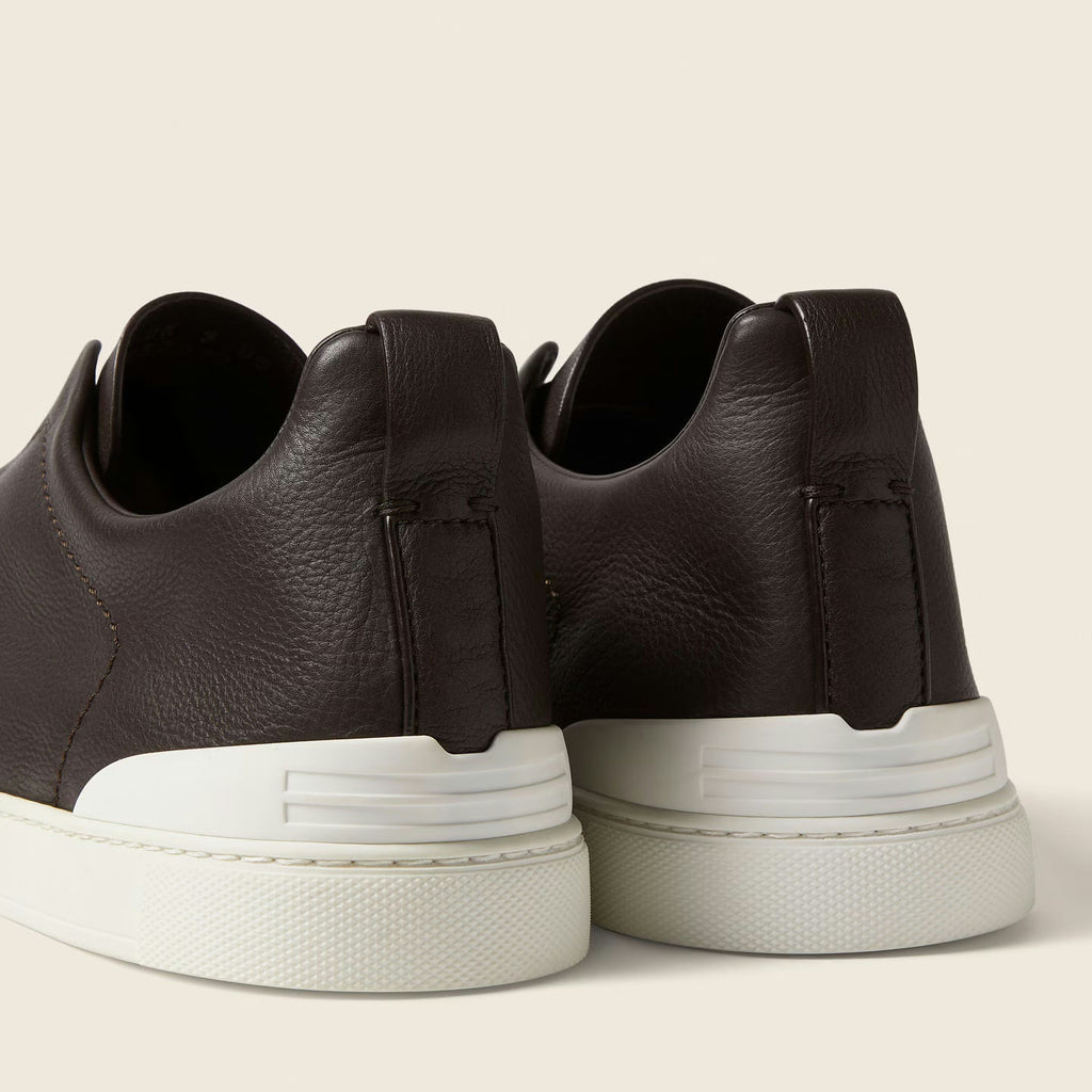 Espadrilles Zegna - Triple Stitch™ SECONDSKIN - Marron Foncé