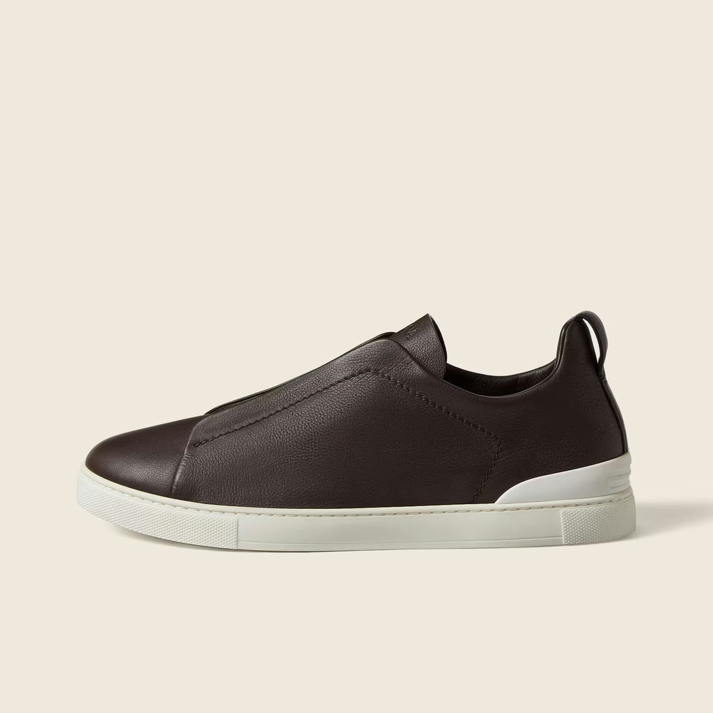 Espadrilles Zegna - - Triple Stitch™ SECONDSKIN - Marron Foncé