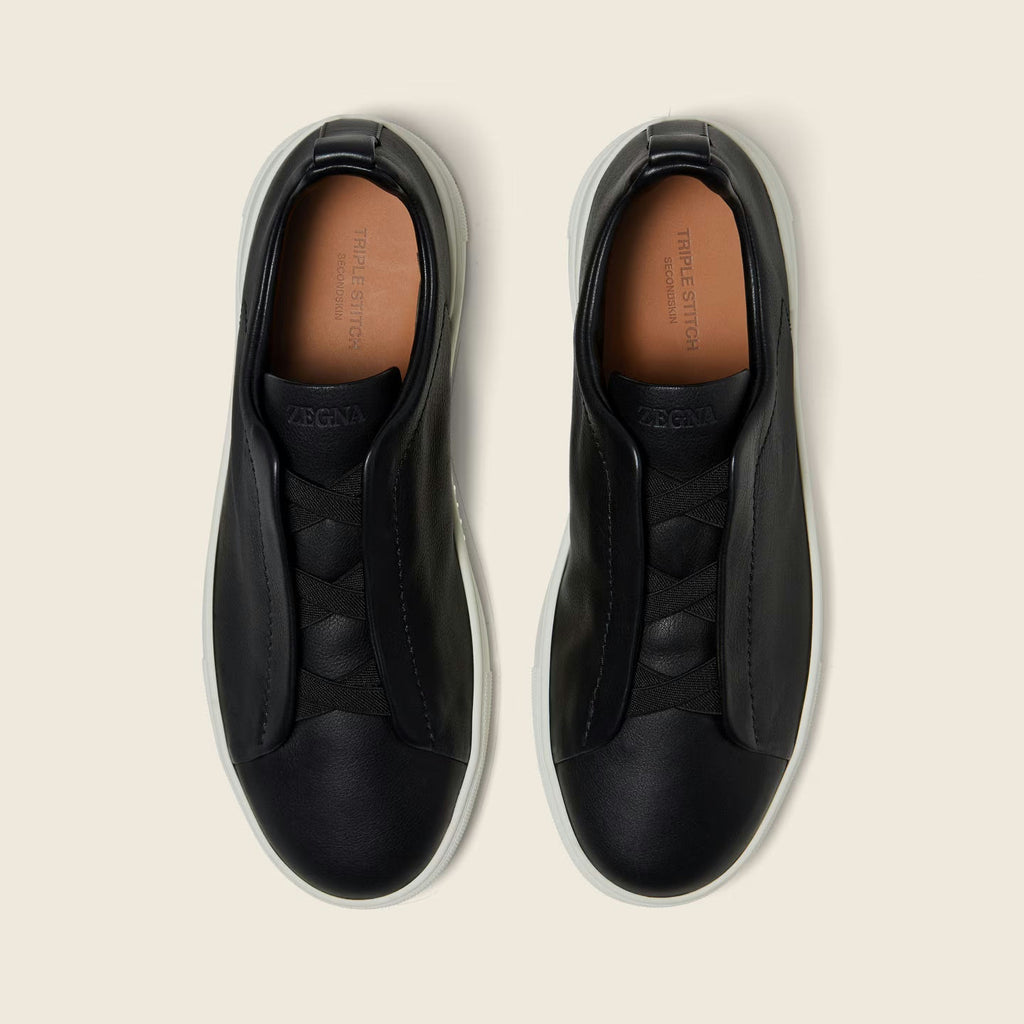 Espadrilles Zegna - Triple Stitch™ SECONDSKIN - Noir