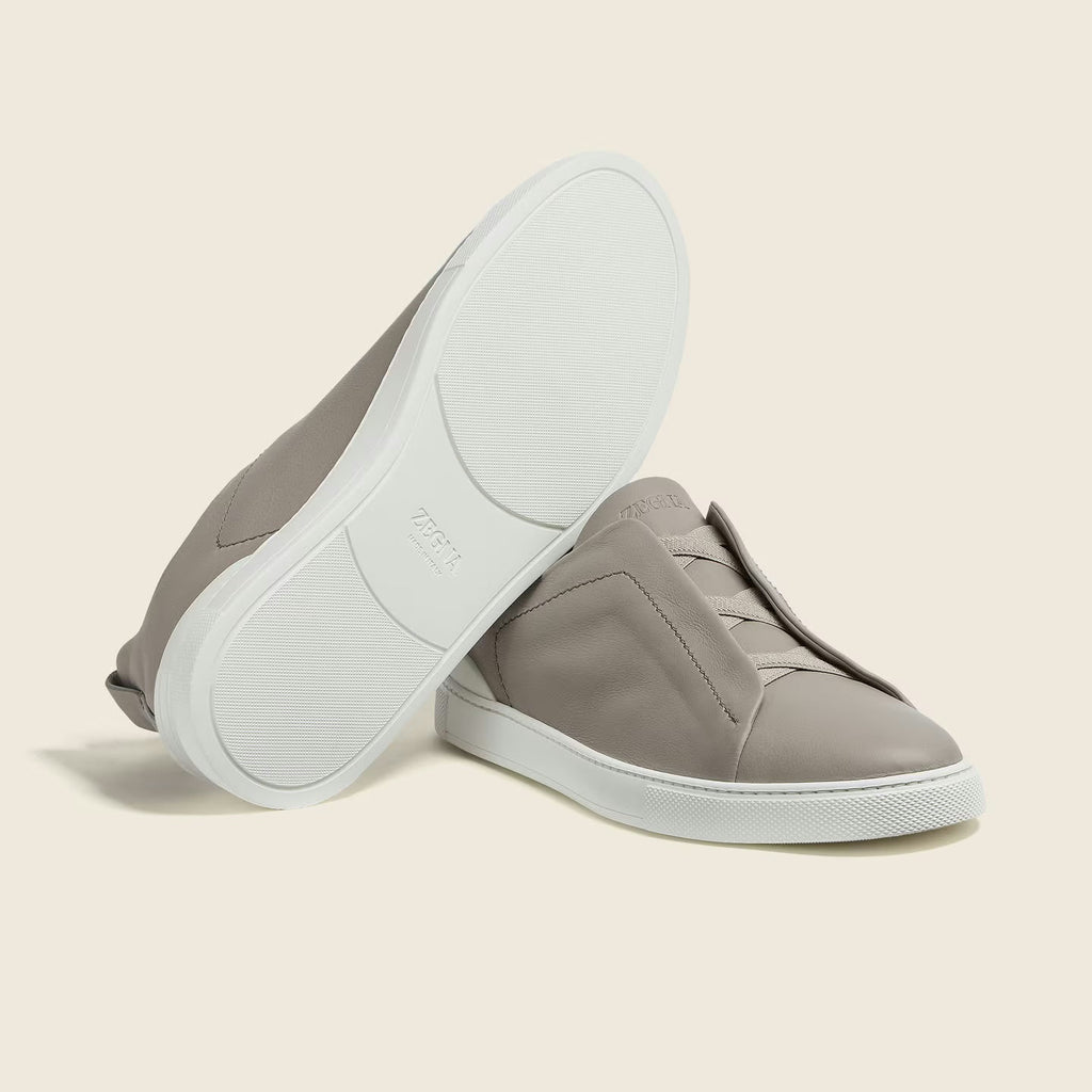 Espadrilles Zegna - Triple Stitch™ SECONDSKIN - Gris Clair