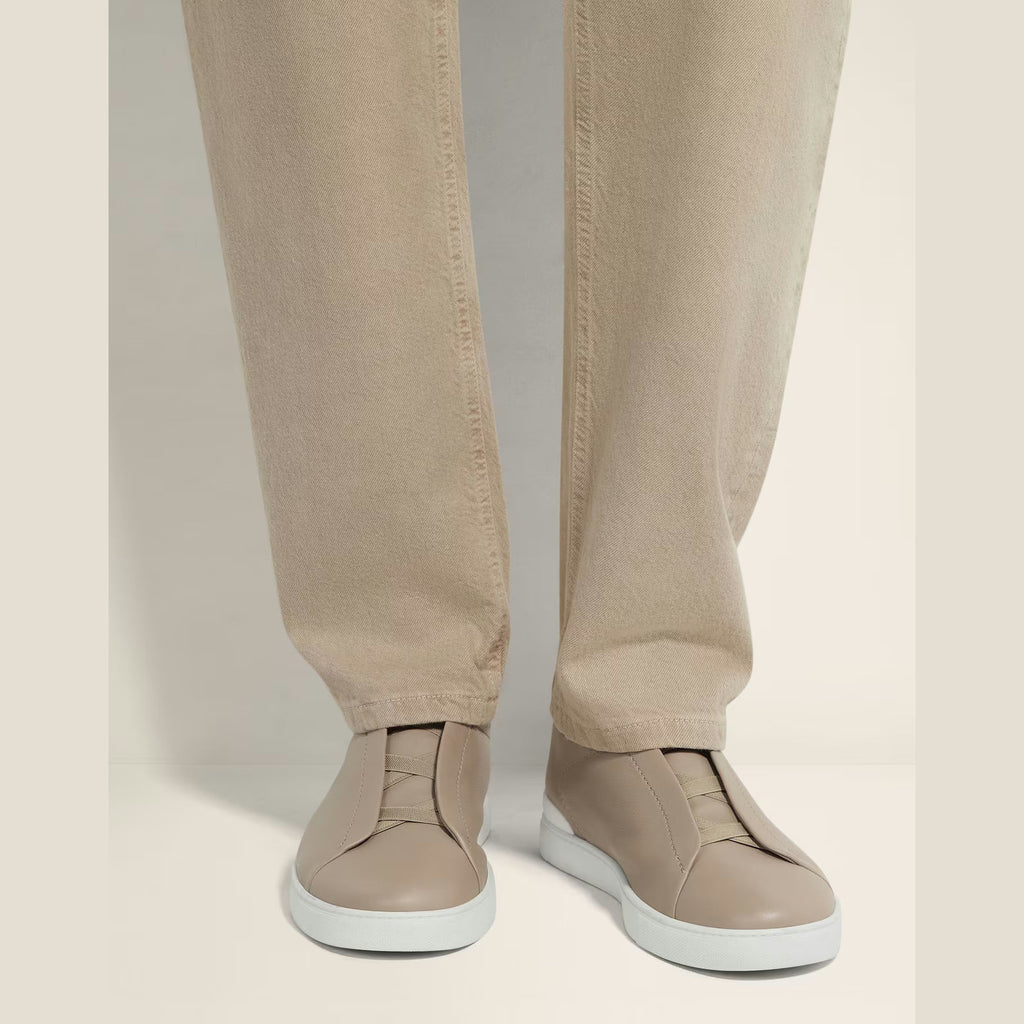 Espadrilles Zegna - Triple Stitch™ SECONDSKIN - Taupe Clair