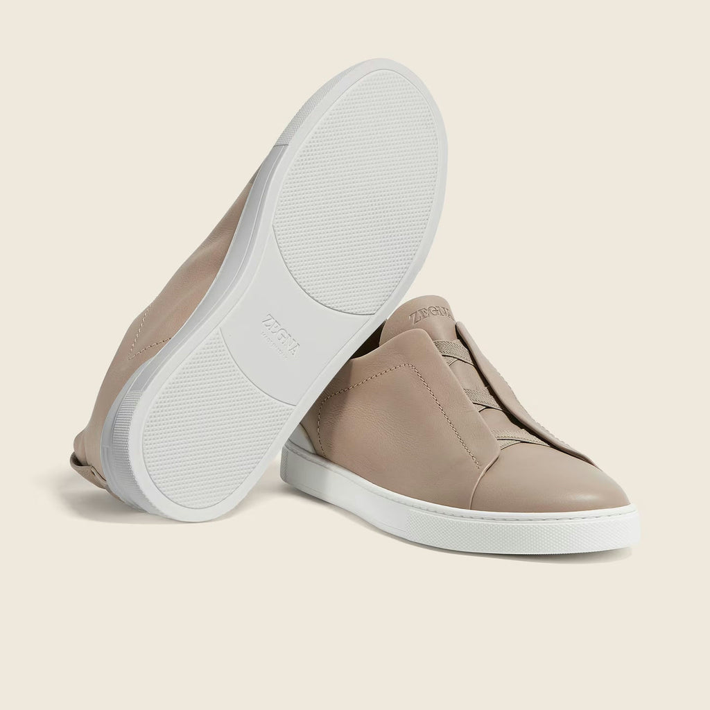 Espadrilles Zegna - Triple Stitch™ SECONDSKIN - Taupe Clair