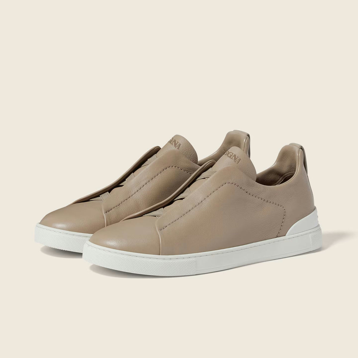 Espadrilles Zegna - Triple Stitch™ SECONDSKIN - Taupe Clair