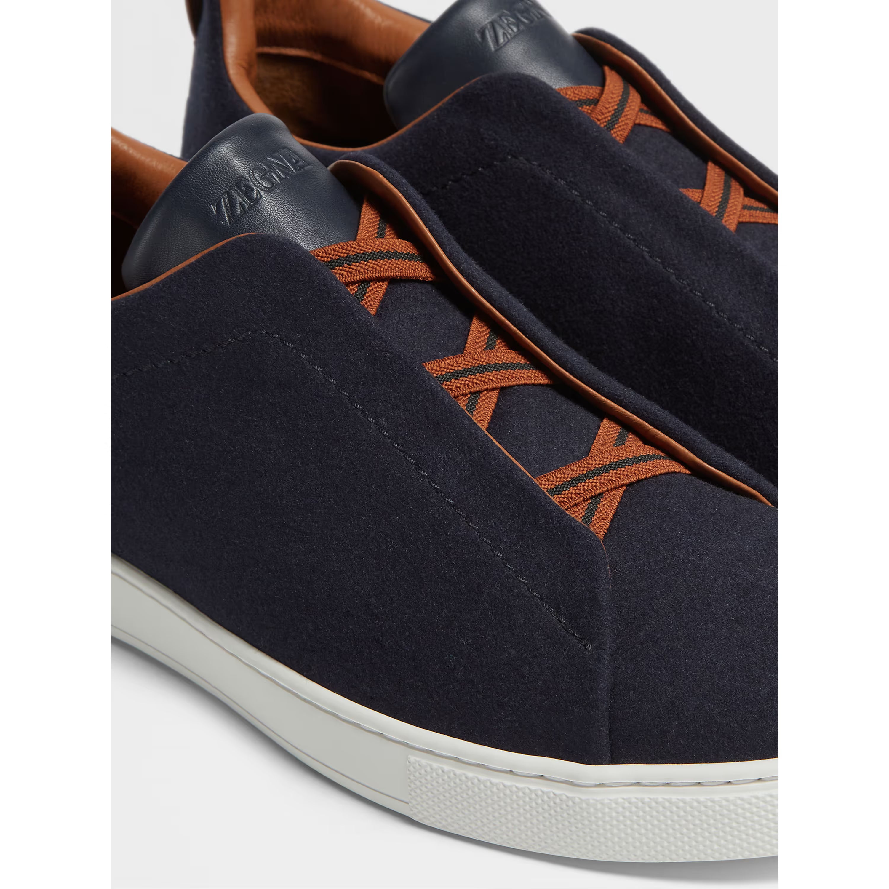 Espadrilles Zegna - Triple Stitch™ SECONDSKIN - Laine - Noir